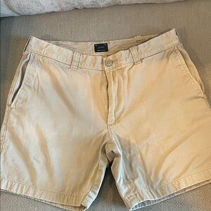 J. Crew Khaki Flat Front Men's Shorts